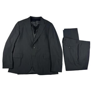 Tombolini Virgin Wool 2-Piece Suit Grey Size 56 R EU | 46 US - 7 | 39 W